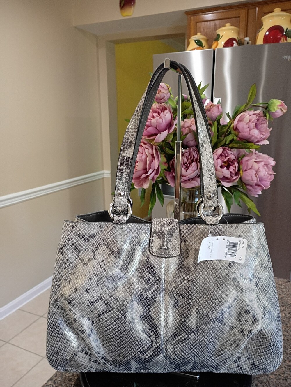 NWT Coach Soho Python Embossed Carryall - Picture 16 of 16